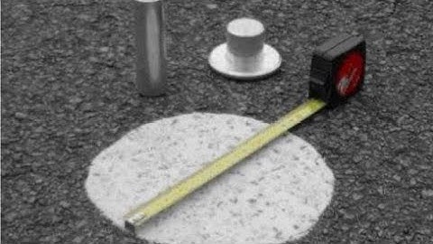 Sand patch method #texturing test as per morth