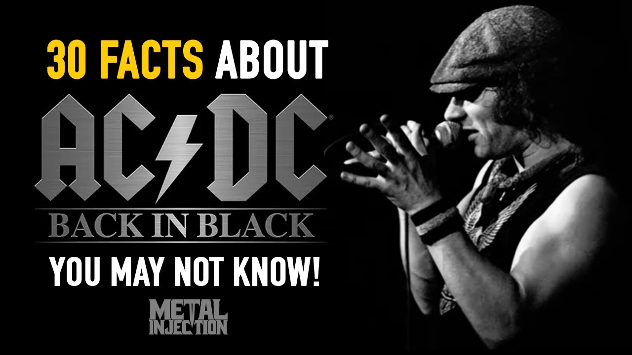 30 Facts About AC/DC's Back In Black You May Not Know | Metal Injection ...