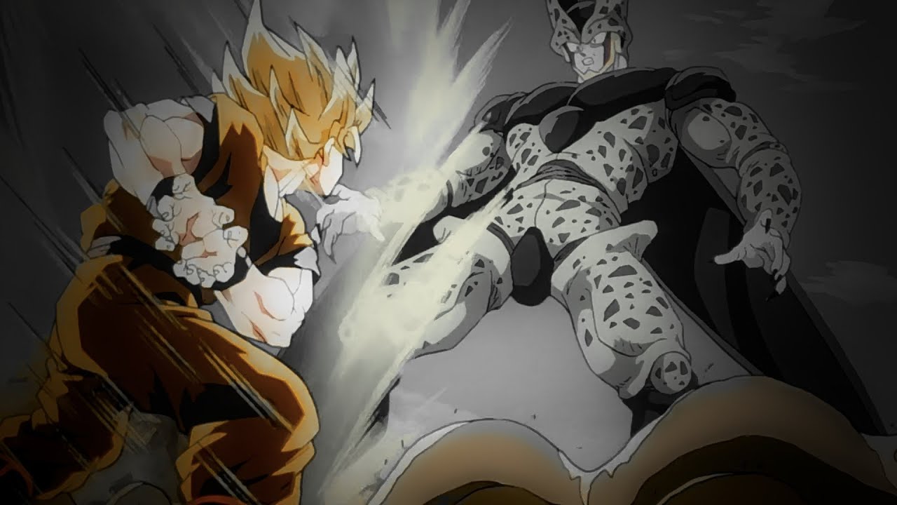 Goku's Instant Transmission Kamehameha Against Cell [Dubstep Remix]