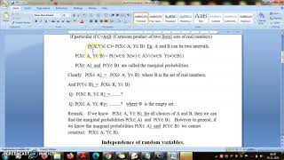 Introduction to Bivariate distribution of two random variables