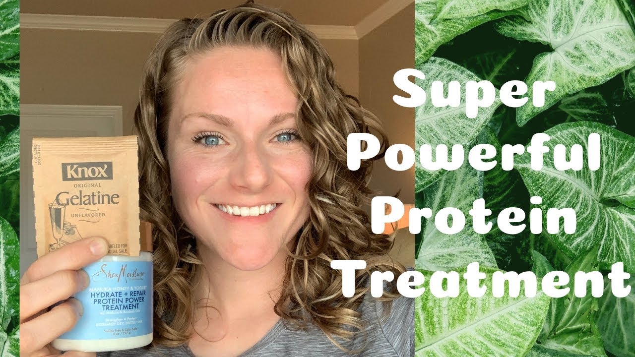 Mega Gelatin Protein Treatment for Wavy Hair - YouTube