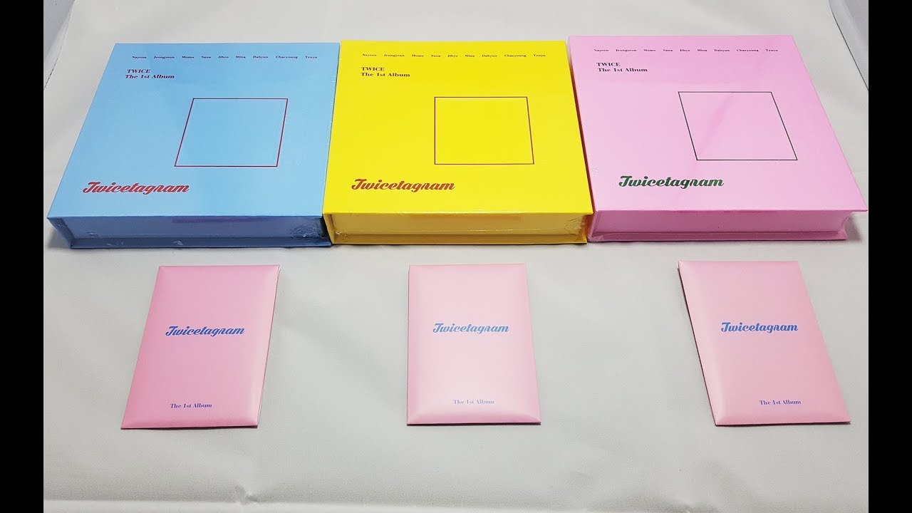 Unboxing 트와이스 Twice 1집 Twicetagram A B C Ver Likey Youtube