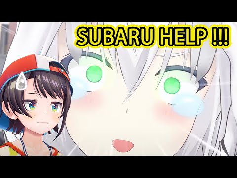 Fubuki scream like a maniac because she was too afraid of heights [Hololive Eng Sub] Subaru Towa