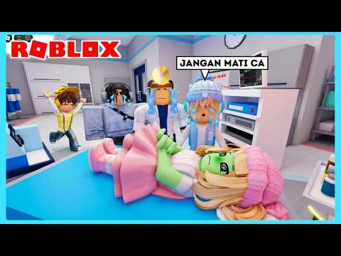 My Little Sister Almost Died From Food Poisoning In Roblox Brookhaven ft @Shasyaalala