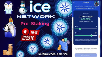 Ice Network Pre-Staking Reset Tutorial Video