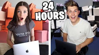 24 HOUR ONLINE SHOPPING CHALLENGE *UNLIMITED BUDGET* by EMPIRE Family 130,337 views 2 months ago 32 minutes