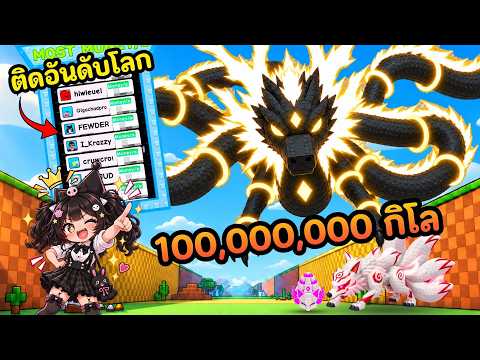 REACHED TOP in the World! With a 100 Million Kilo Pet! | Steal an Egg - Roblox