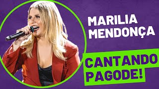 Marília Mendonça cantando pagode    Até o Sol Quis Ver Exaltasamba Péricles