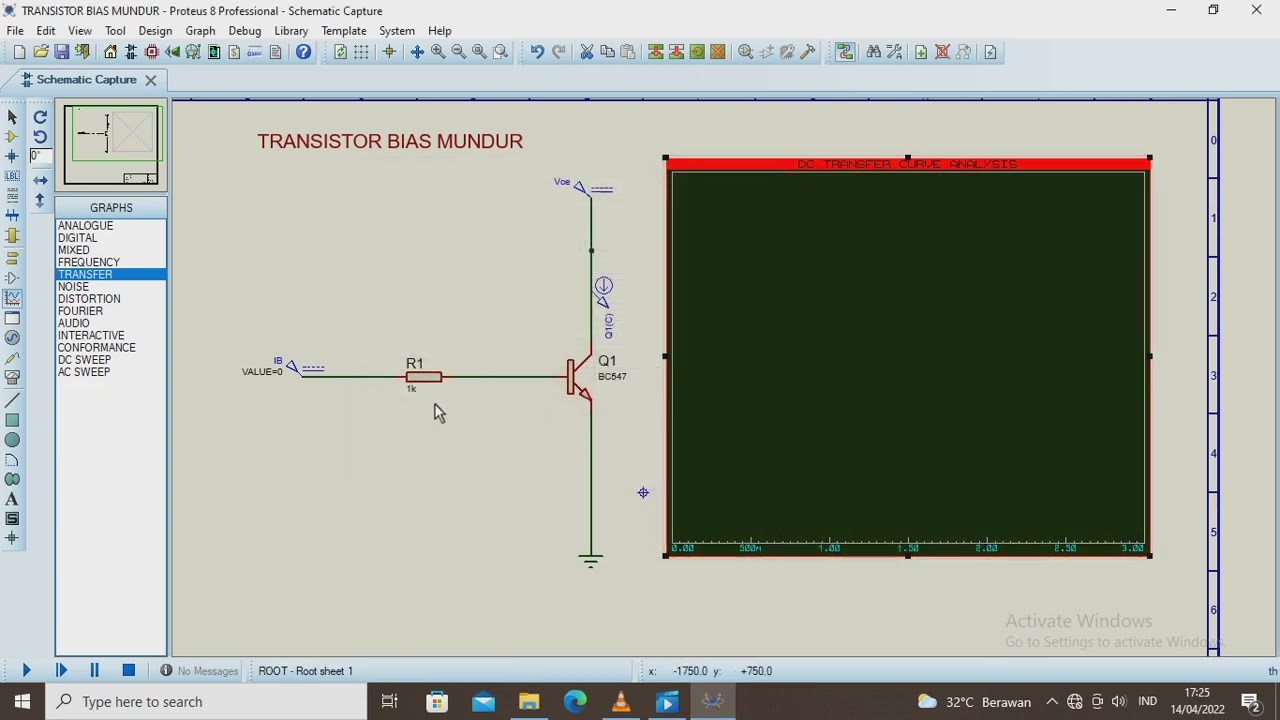 Tutorial Transistor BC547 Reverse bias || Tugas Elektronika Analog
