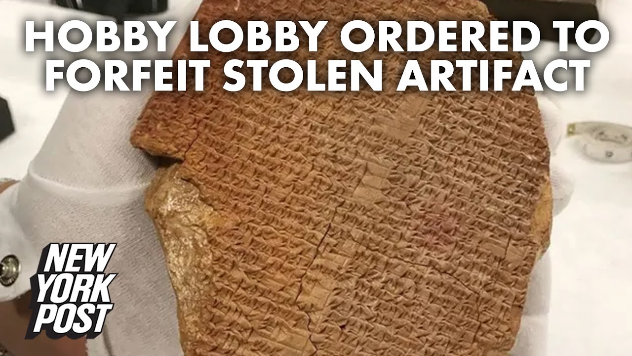 US seizes $1.6 million ‘Epic of Gilgamesh’ tablet from Hobby Lobby | New York Post