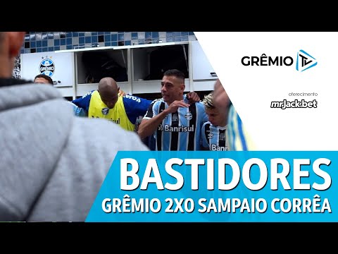 [BASTIDORES MrJack.bet] Grêmio 2x0 Sampaio Corrêa (Campeonato Brasileiro Série B 2022)