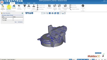 Moldex3D R16｜Studio - Auto Repair Imported Geometry