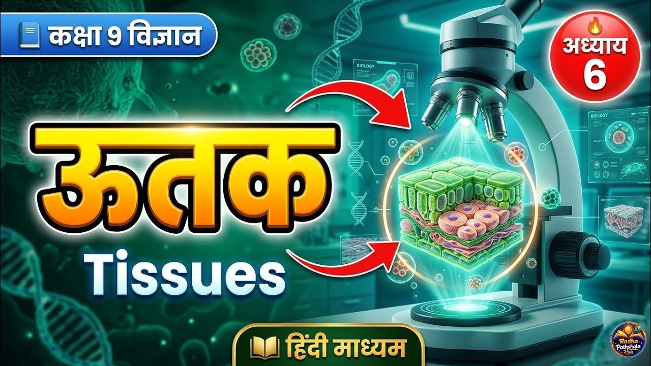 ऊतक (Tissues) in ONE SHOT 🔥| Class 9 Science Chapter 6| Full NCERT+PYQs #class9science  #ncertclass9