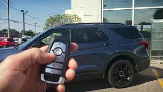 How to remote start the 2020 Ford Explorer ST | Ford Explorer ST Features