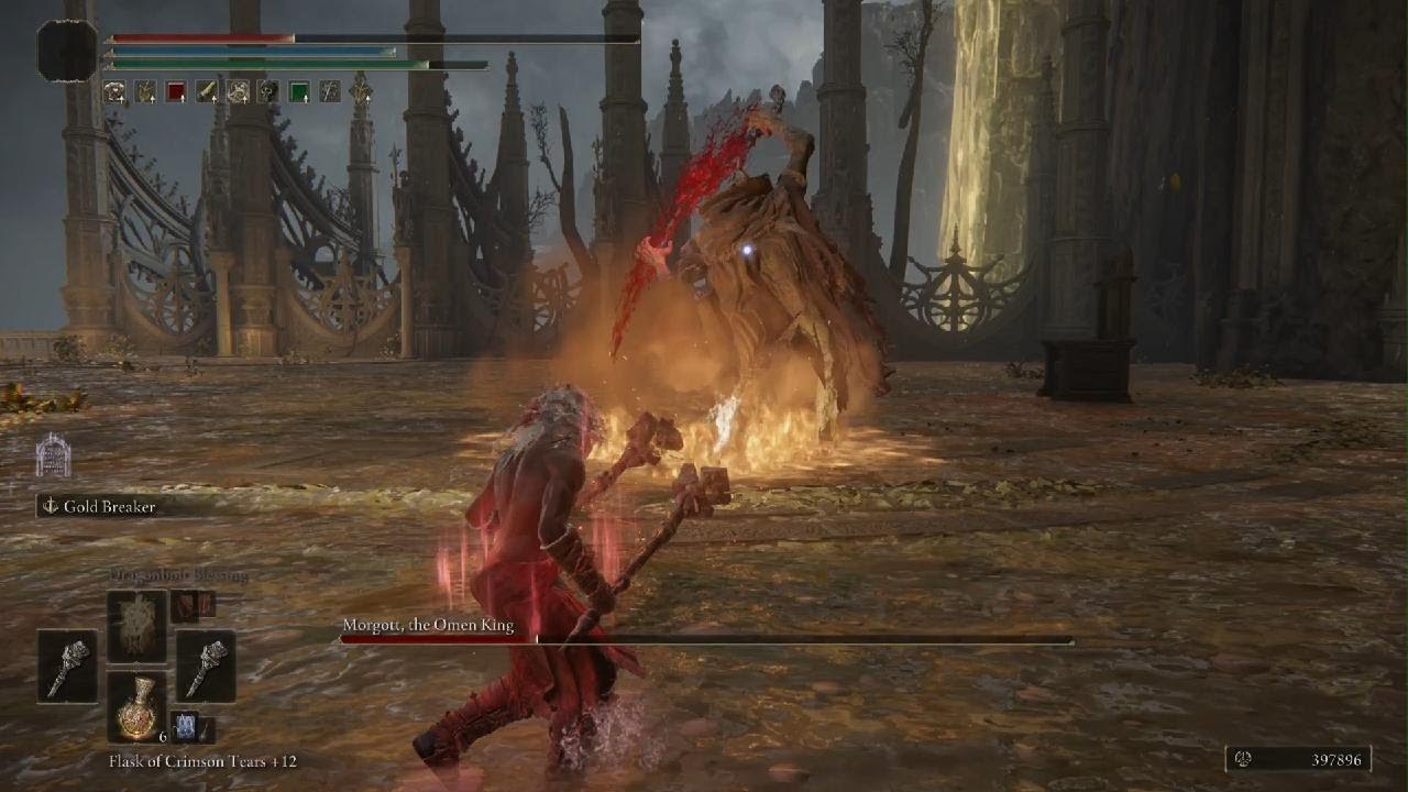 Marikas Hammer Dual Wield Defeat Elden Ring YouTube