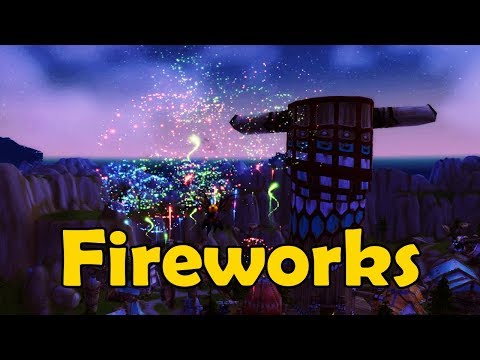 New Years Fireworks in game (Also still sick so sorry for the voice) - WoW Stream - New Years Fireworks in game (Also still sick so sorry for the voice) - WoW Stream