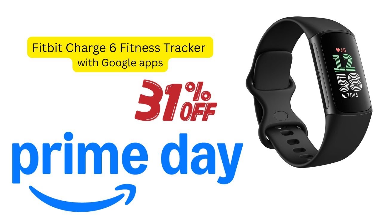 💪 Fitbit Charge 6 – GPS, Heart Rate, Google Apps & More – Prime Day Fitness Deal! 🔥