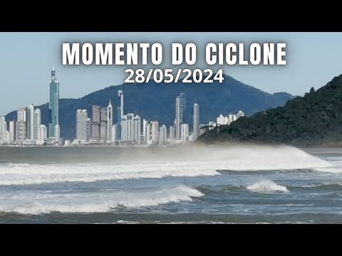 MOMENTOS DO VENTO DO CICLONE 28/05/2024