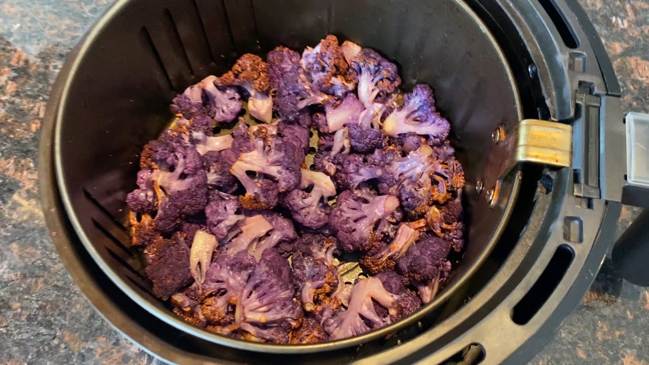 Air Fryer Purple Cauliflower YouTube