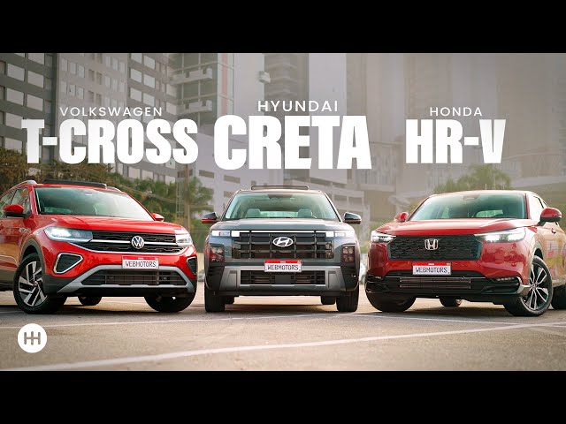 Video: NOVO HONDA HR-V Enfrenta Seus Piores Pesadelos: HYUNDAI CRETA e T-CROSS. Quem Vence?