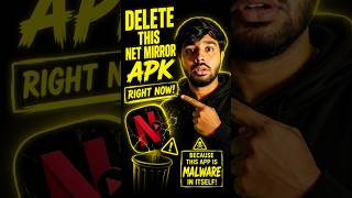 Delete Net Mirror APK NOW! ⚠️ Your Data, Contacts & Privacy Could Be at Risk #shorts #techfeed