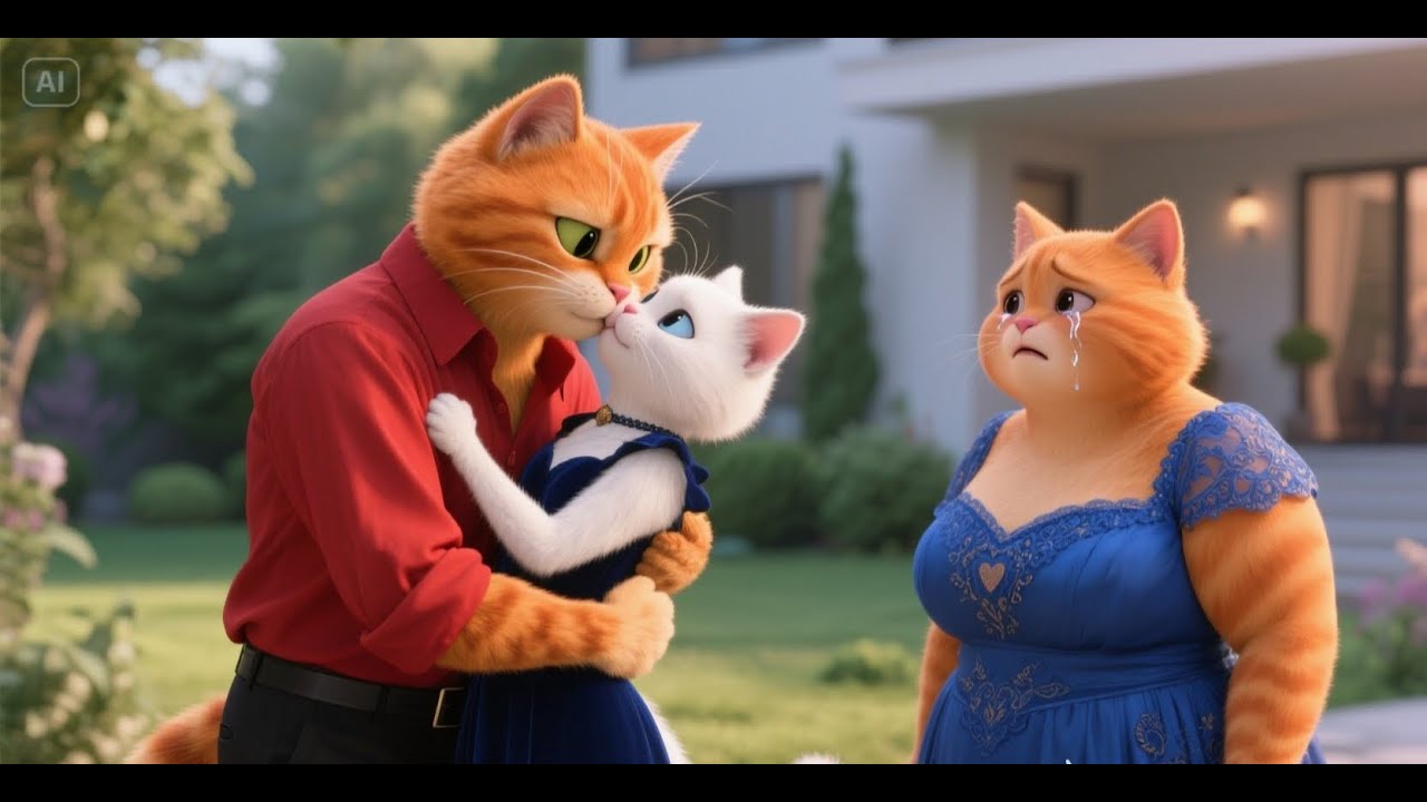 "Cat Husband Betrays Wife 💔 | Emotional Cat Story 😭 
