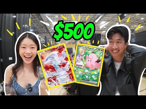 I Buy EVERYTHING My Girlfriend Touches at the Card Show