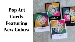 Pop Art Cards Featuring 2020-2022 IN Colors and Celebrate Sunflowers Stamp Set-Facebook LIVE replay