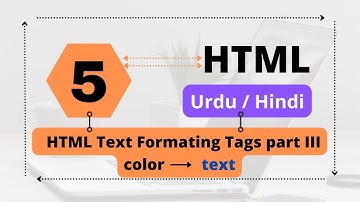 HTML Text Formatting Tags Tutorial in Hindi / Urdu - Part II | Html Tutorials for Beginners #HTML