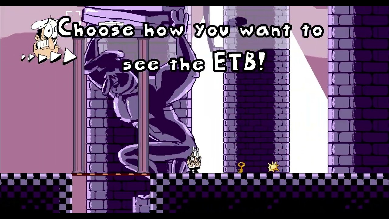 Pizza Tower with unused cheesy things showcase.