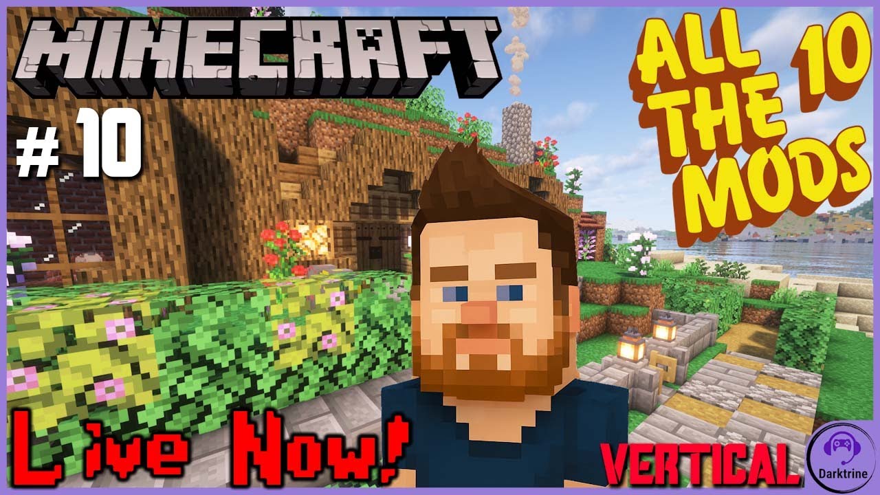 Building the MineColonies Warehouse & Courier! 🏗️ Minecraft - ATM 10 - Part 10 (Vertical)