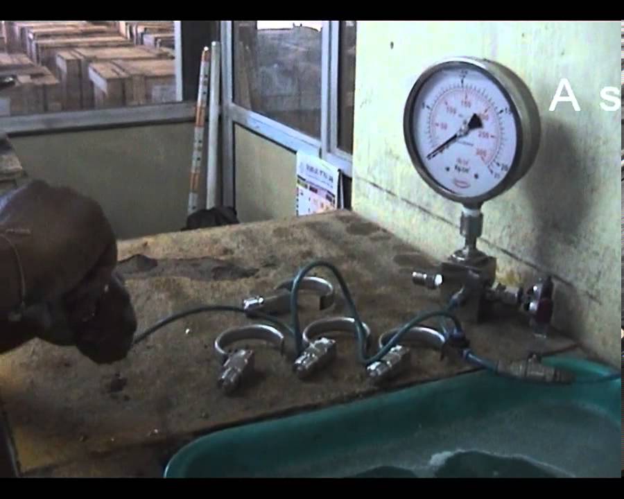 Leak test for Pressure Gauge Systems YouTube