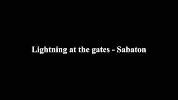 Sabaton - Lightning at the gates - English Lyrics