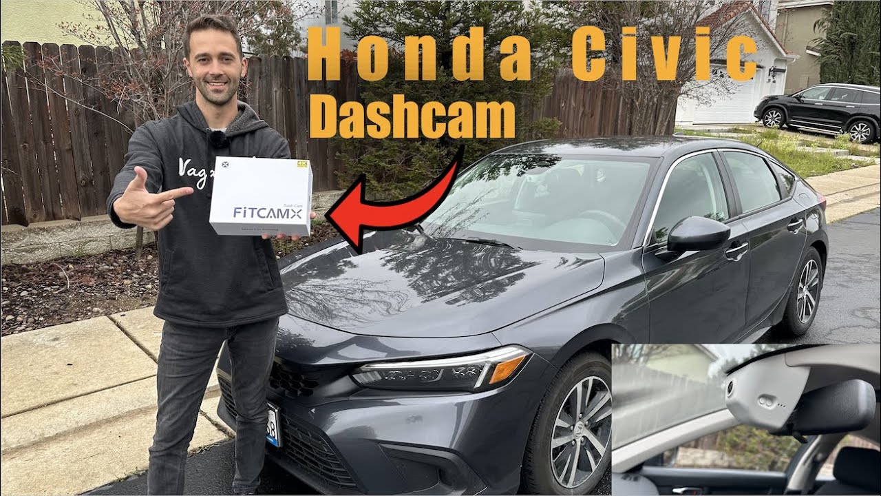 Видеорегистратор для Honda Civic 2022 года от FitcamX