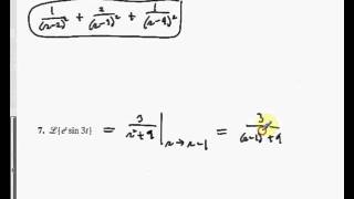 7 3 First Translation Thm for Laplace Transforms
