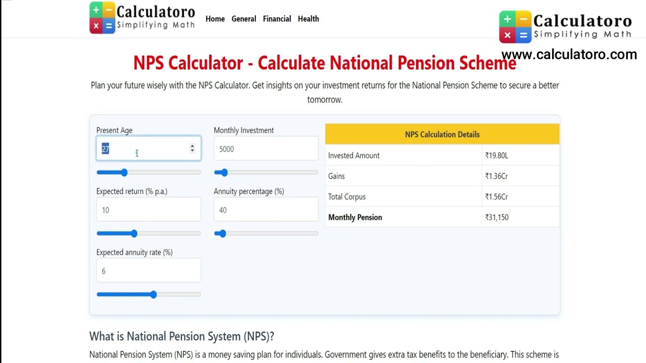 NPS Calculator - calculatoro.com