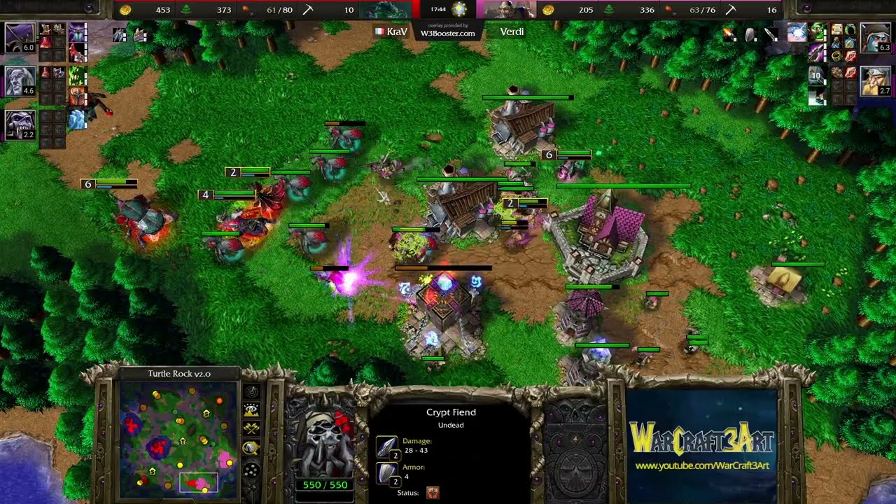 KraV(UD) vs Verdi(HU) - Warcraft 3: Classic - RN8826