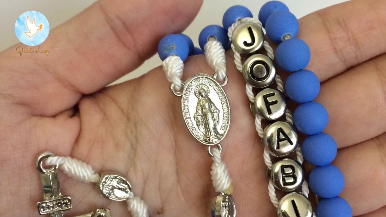 Como Fazer Terços Rosários personalizados | Grata Luz