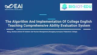The Algorithm And Implementation Of College English Teaching Comprehensive Ability Evaluation System