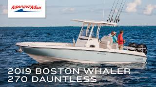 Twin 200 Power on a 2019 Boston Whaler 270 Dauntless | MarineMax Panama City Beach, FL