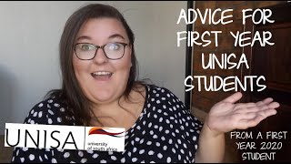 Advice for a First year UNISA student from a first year student of 2020 |