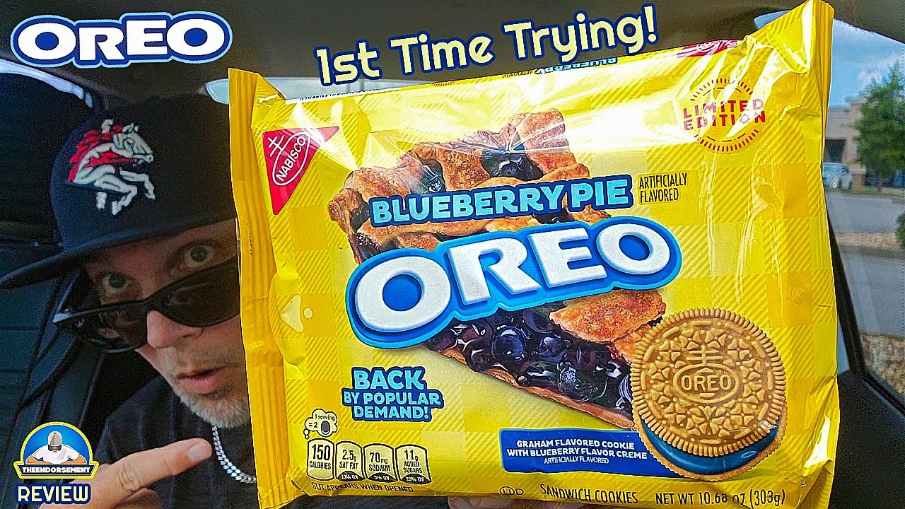 Blueberry Pie Oreo® Cookies Review! 🫐🍪 | BACK in 2025! | 1st Time Trying! | theendorsement