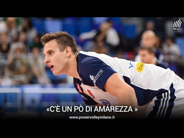 Superlega, l'intervista post Milano - Trento di Jan Kozamernik
