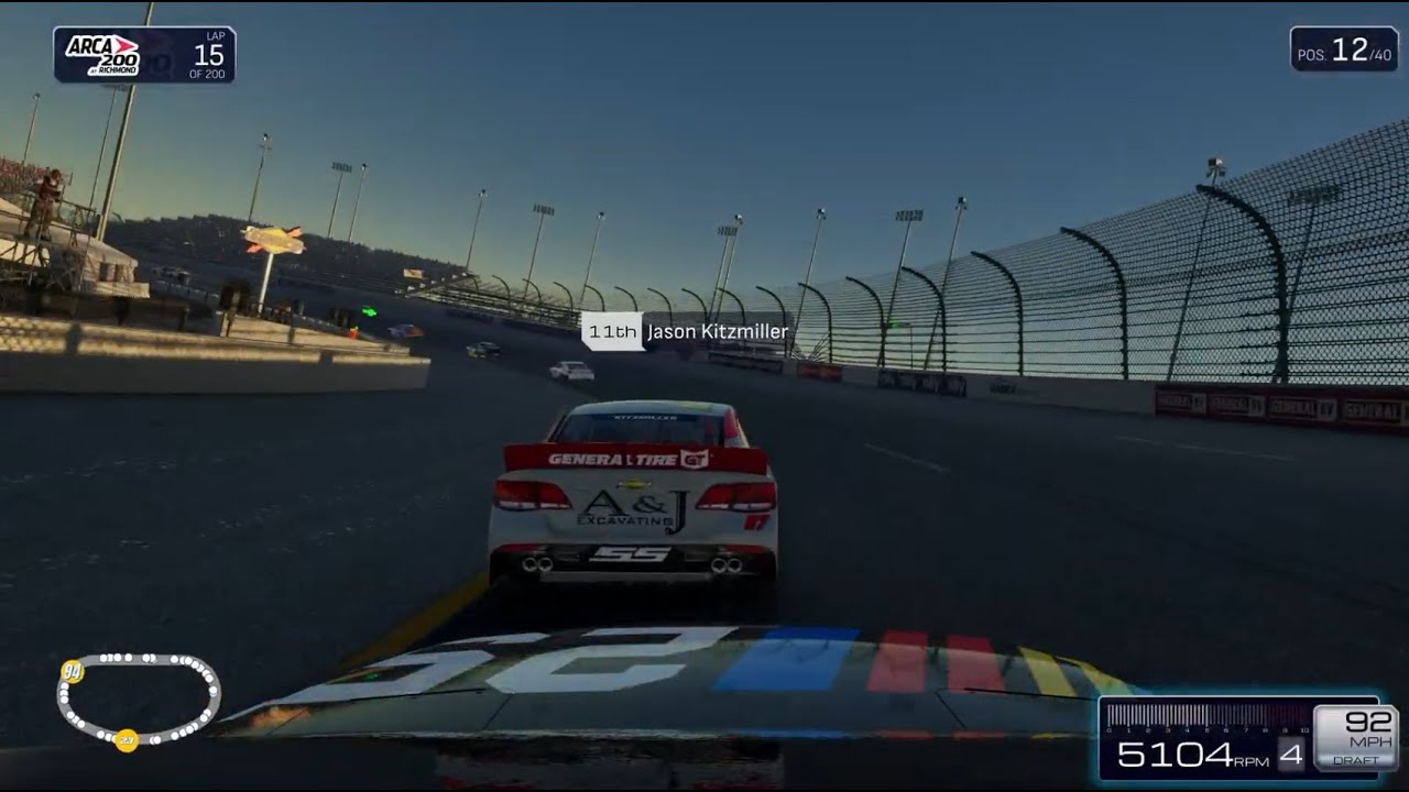 NASCAR 25 | 100% Race @ Richmond (ARCA) | 101% AI