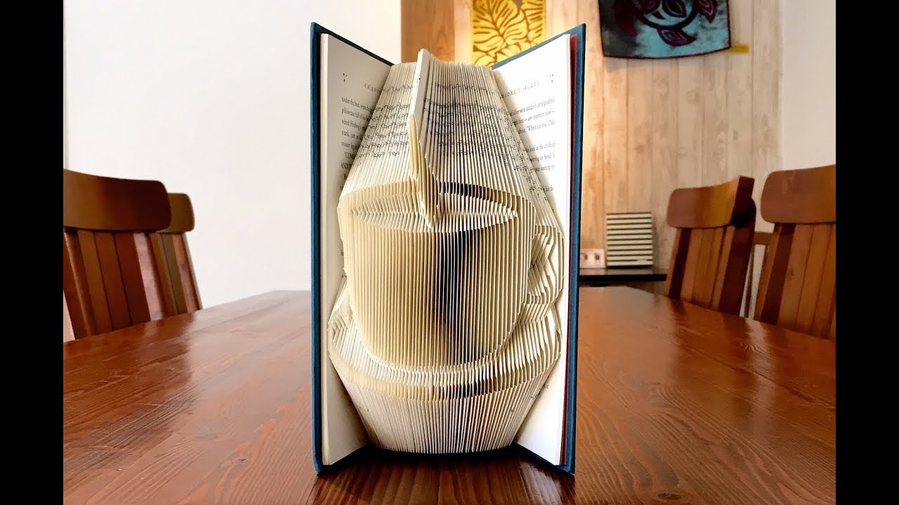 How to make a book folding - YouTube