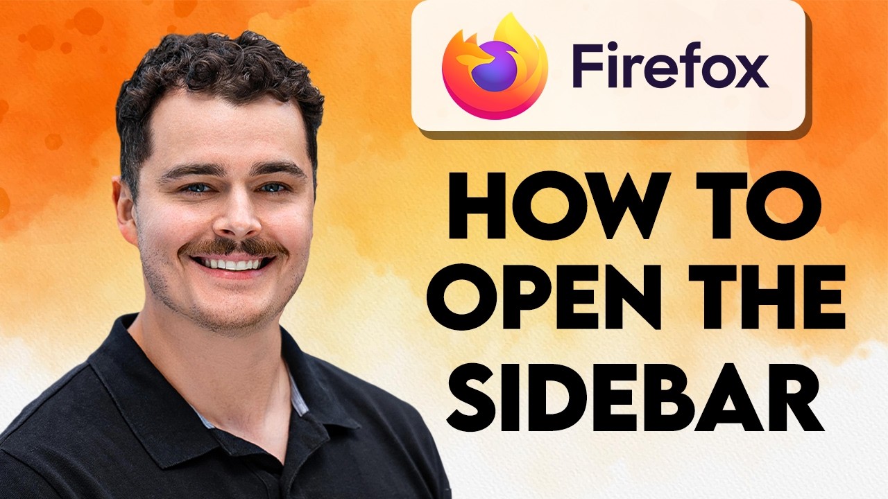 How To Open The Sidebar In Firefox [2026 Guide] - YouTube
