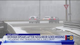 Search for missing Henrico woman last seen on bridge continues amid winter storm