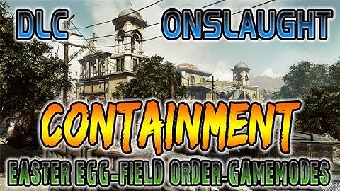 Call of Duty Ghosts Containment Gameplay - Field Orders - Easter Egg - Onslaught DLC