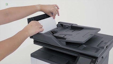 MB3442/MX331/MX431—Paper jam in the automatic document feeder