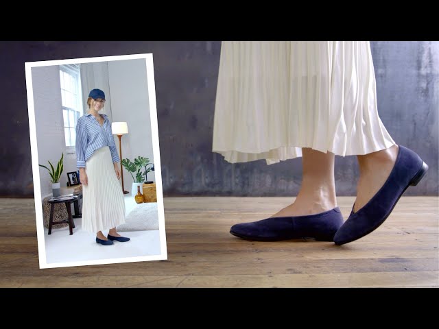 How to Wear | ECCO Pointy Ballerina Shoes - YouTube